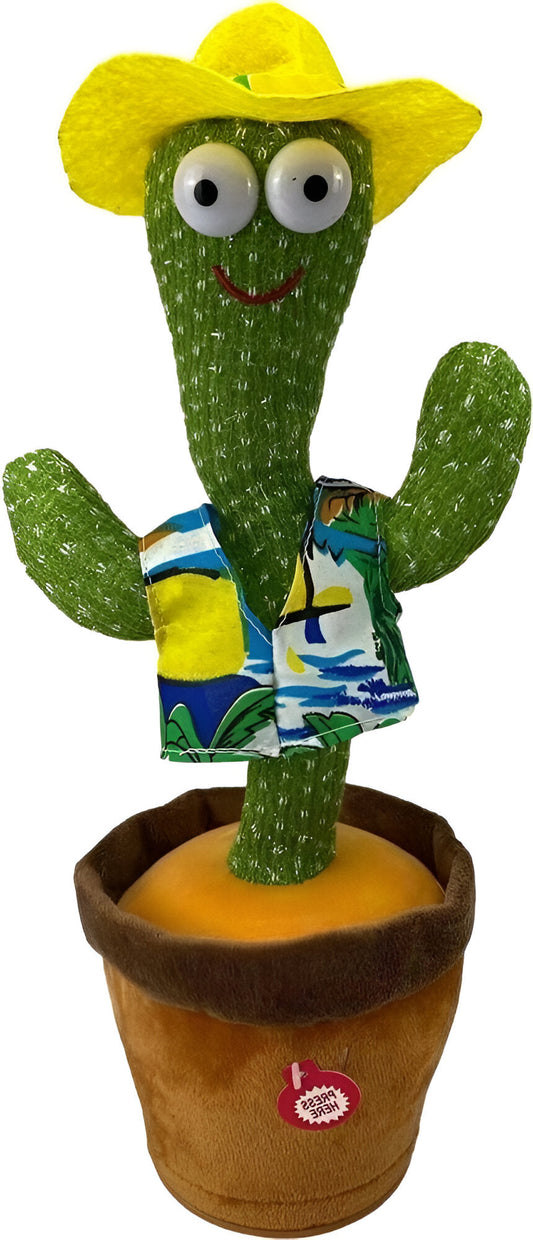 Portable Rechargeable Dancing Cactus Toy Funny Education Toys For Babies