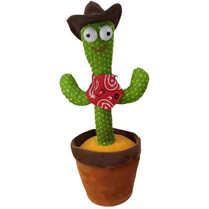 Portable Rechargeable Dancing Cactus Toy Funny Education Toys For Babies