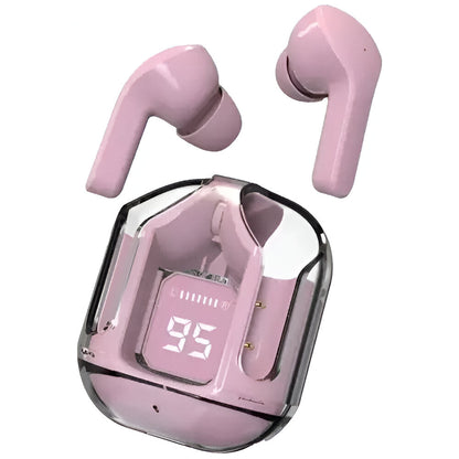 Air31 Earbuds Wireless Crystal Transparent Body | Air 31 Bluetooth Ear Bud Tws Wireless Bluetooth 5.3 Without Pouch (random Color)