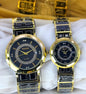 Premium Rado Jubile Couple Watch – Two-Tone Steel Chain Design