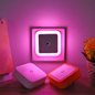 🌙 LED Night Light – Plug-in Wall Lamp with Auto On/Off Sensor (Pink Color)